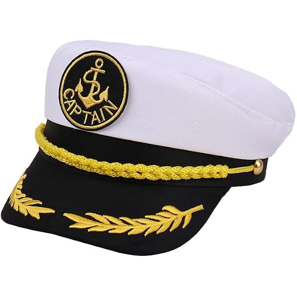 Amazon.co.jp: [happykoko] 海軍 帽子 コスプレ 船長 艦長 キャップ